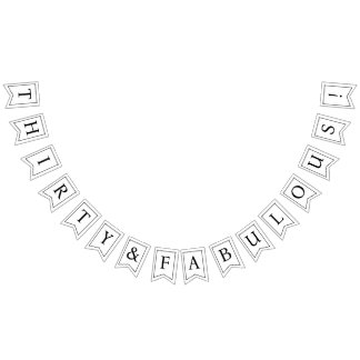 30の誕生日バナー30と素晴らしいバンティング バンティングフラッグ