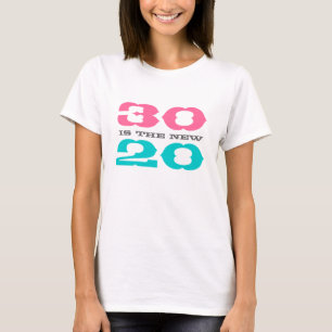 30は第30誕生日のための新しい20 Tシャツです Tシャツ