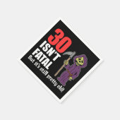 30は致命的ではないが、まだ古い死神の漫画 スタンダードカクテルナプキン (角)