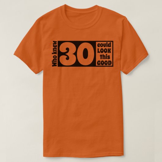 30は良く見える Tシャツ (デザイン正面)