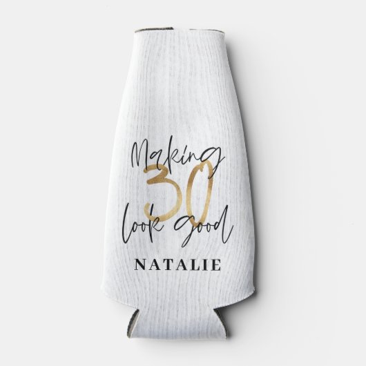 30を良い誕生日パーティーに見せる ボトルクーラー (正面)