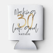 30を良い誕生日パーティーに見せる 缶クーラー (裏面)