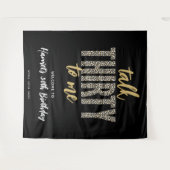 30を話せ！30歳の誕生日の写真の背景 タペストリー (正面(横))