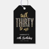30を話せ！30歳の誕生日パーティーのお願い ギフトタグ (正面)