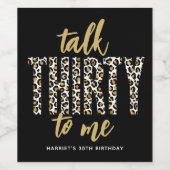 30を話せ!30歳の誕生日パーティー ワインラベル (シングルラベル)