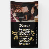 30を話せ!30th誕生日パーティー写真 横断幕 (縦)