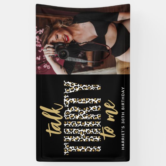 30を話せ!30th誕生日パーティー写真 横断幕 (縦)