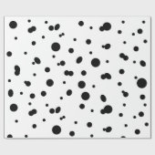 30インチx 6'ダルマティアンラッピング紙、光沢 ラッピングペーパー (フラット)