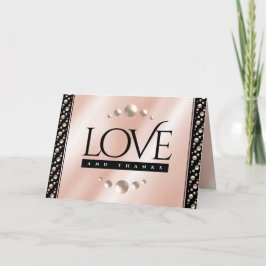 30エレガントth 46thパールの結婚記念日 サンキューカード