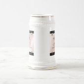 30エレガントth 46thパールの結婚記念日 ビールジョッキ (中央)