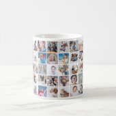 30カスタム枚の写モダン真家族とペット コーヒーマグカップ (中央)