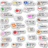 30カナダパブリックホリデースペシャル日プランナー シール (正面)