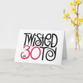 30カードでツイスト カード (黄色い花)