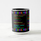 30カ国語でありがと違うう マグカップ (中央)