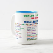 30カ国語で先生に感謝 ツートーンマグカップ (正面左)