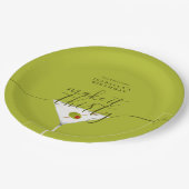 30グリーンマルティニ30歳の誕生日パーティー ペーパープレート (アングル)