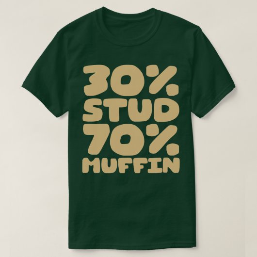 30スタッド70マフィン Tシャツ (デザイン正面)