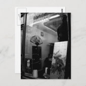 30タールルガッセンディパリ白黒ポストカード ポストカード (正面/裏面)