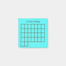30デイトラッカーライトブルー付箋 ポストイット