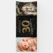 30ハッピーバースデーフォトバナー 横断幕 (縦)