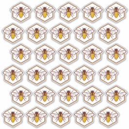 30ハニカムビーふたラベルのセキュリティシール シール