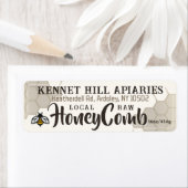 30ハニカム及び可愛いビー生ハニカムラベルアイボリー ラベル (インサイチュ)