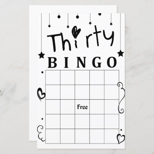 30ビンゴゲーム (正面/裏面)