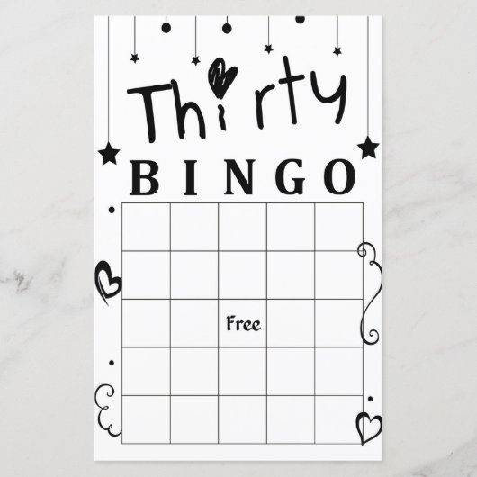 30ビンゴゲーム (正面)