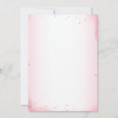 30ピンク30歳おもしろいの誕生日パーティー 招待状 (裏面)