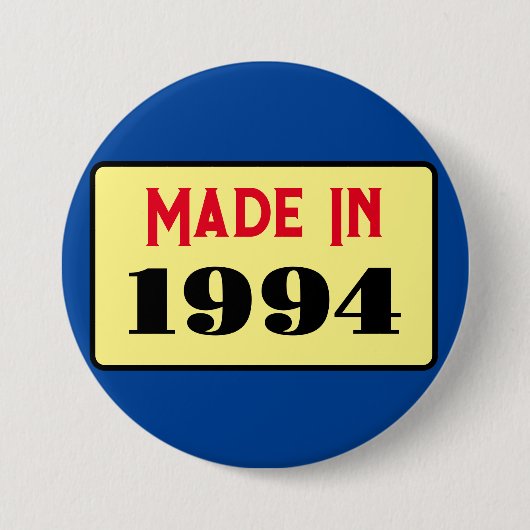 30ピンバッジ30th birthday 1994 缶バッジ (正面)