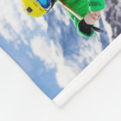 30フォトグリッドコラージホワイト フリースブランケット (角)