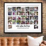 30フォトコラージグリッド – 2文字ボックス – 白黒 ポスター<br><div class="desc">30 SQUAREの写真を使用して個人の写真コラージュを作成する。このクリーンモダンレイアウトには、ファミリ名または名前を追加するための文字ブロックがsans serifフォントに含まれている。領域の背景色を変更でカスタマイズきる。***この写真最高のレイアウトの結果は数々の、アップロードする前に写真を四角に切り取る。または被写体を中心に写真を使用する。***</div>