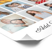 30フォトコラージュあいさつ文の写真の拡大 フォトプリント            (角)