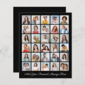 30フォトコラージュあいさつ文紙シートの追加 (正面/裏面)