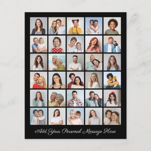 30フォトコラージュあいさつ文紙シートの追加 (正面)