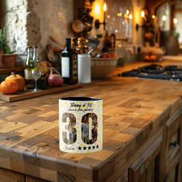 30フォトコラージュマグで繁栄 – 名前をカスタムする ツートーンマグカップ