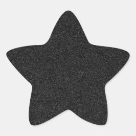 30ブラックグリッタープリントスパークルススター 星シール