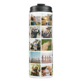 30モダンパーソナライズされた枚のコラージュ タンブラー (正面)