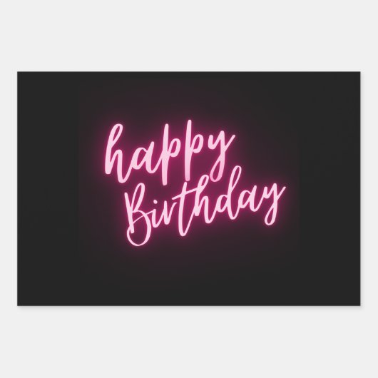 30モダン歳で30歳の誕生日のパーティーをカスタム見る ラッピングペーパーシート (正面2)