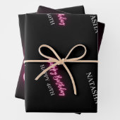 30モダン歳で30歳の誕生日のパーティーをカスタム見る ラッピングペーパーシート (インサイチュ)