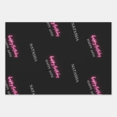 30モダン歳で30歳の誕生日のパーティーをカスタム見る ラッピングペーパーシート (正面)