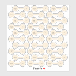 30ラウンドジュエリー価格ラベルカスタム金ゴールド削減 シール