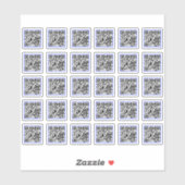 (30ラベルステッカー)カスタムQRコードの生成 シール (シート)