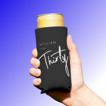 30世モダン30世男子バースデーブラック