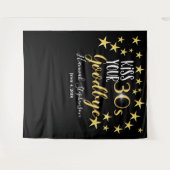 30代との別れの写真小道具 仮想パーティー タペストリー (正面(横))