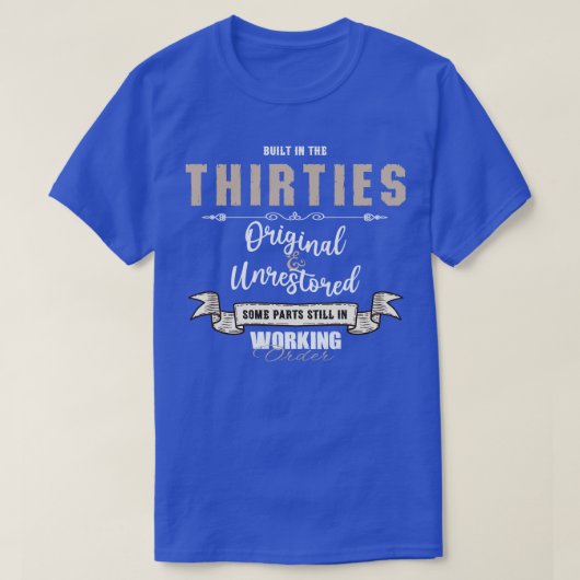 30代のオリジナルに組み込まれ Tシャツ (デザイン正面)