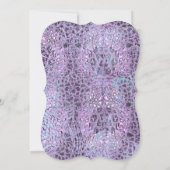 30代のピンクの誕生日パーティーで 招待状 (裏面)