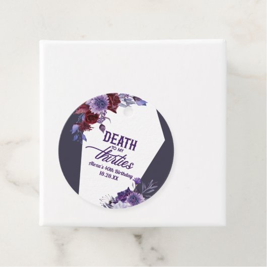 30代の死のフローラ40歳のパーティー フェイバータグ (インサイチュ)