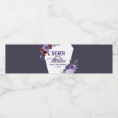 30代の死のフローラ40歳のパーティー ペットボトルラベル (シングルラベル)