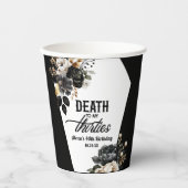 30代の死のフローラ40歳のパーティー 紙コップ (正面)